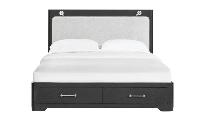 Black Storage Bed